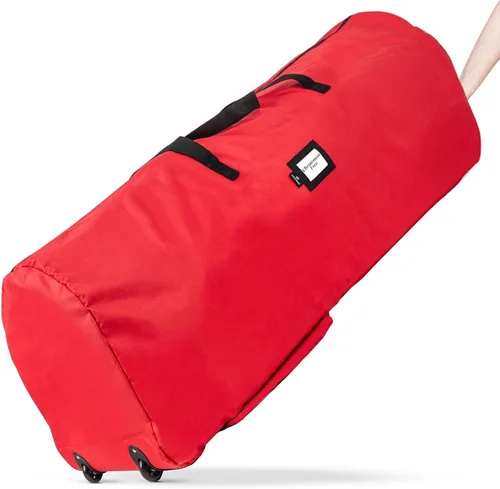Handy Laundry, Bolsa de almacenamiento para árbol rodante - Almacenamiento para árbol de Navidad artificial de 9 pies. Bolsa con cremallera, asas de