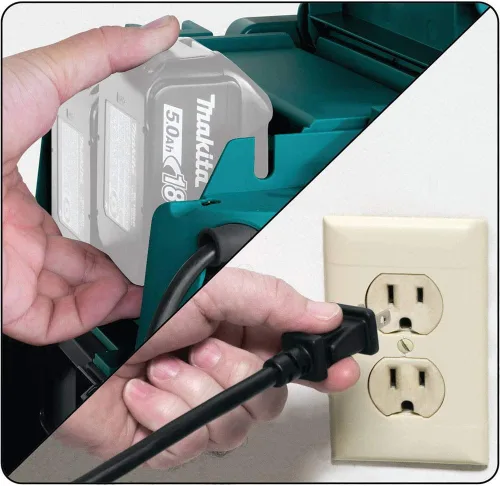 Miniatura 8 de Makita XCV04Z 36V (18V X2) LXT/Extractor de polvo seco con cable de 2.1 galones de filtro HEPA, solo herramienta