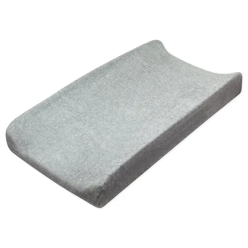 Miniatura 9 de HonestBaby Funda para cambiador de algodón orgánico unisex para bebé y pijamas para niños pequeños, azul claro (algodón terry), paquete de 1 unidad