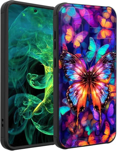 Miniatura 159 de Funda para Galaxy A16 5G con cubierta para cámara deslizante, resistente de doble capa, híbrida, a prueba de golpes, funda protectora resistente