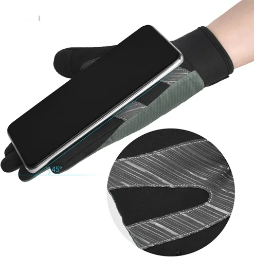 Miniatura 4 de SOOVI Sports Gloves Luvas Ciclismo Outdoor Sport Winter Mittens Cycling Full Finger Gloves Luvas De Bicicletas Touch Screen Long Glove