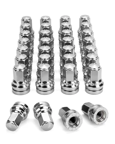 Miniatura 15 de M12x1.5 Tuercas de rueda, tuerca de rueda de asiento de bellota grande de una pieza OEM de fábrica de repuesto para Ford Escape 2001-2025, Ford