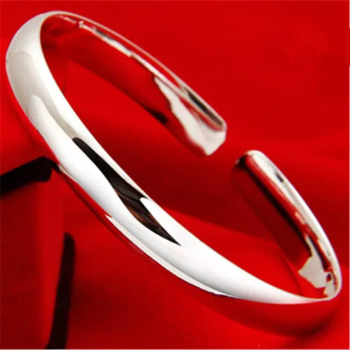 Miniatura 2 de Pulseras de plata de ley para mujer, joyería de moda, simple, ajustable, de plata 925, para mujeres, mamá, esposa, San Valentín, regalo del día