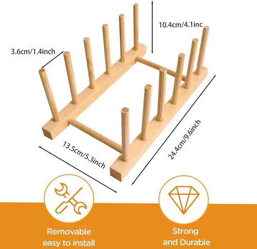 Miniatura 6 de Estantería de madera para niños, 2 unidades, estantes de exhibición de libros para niños, adecuado para habitaciones de niños, guardería y aula