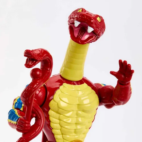 Miniatura 2 de Masters of the Universe Origins Figura de acción y accesorio, Rise of Snake Men Rattlor, articulación y mini libro de cómics, 5.5 pulgadas