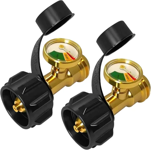 Medidor de tanque de propano, indicador de nivel de tanque de propano, medidor de propano universal para tanque LP de 5 a 40 libras, medidor de