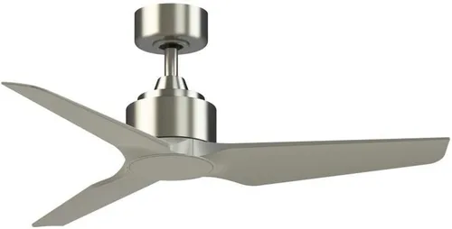 Miniatura 17 de TriAire Custom - Ventilador de techo de 3 aspas, 12.42 pulgadas de alto y 44 pulgadas de ancho, acabado blanco mate, color nogal oscuro Blanco