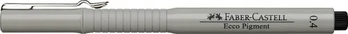 Miniatura 4 de Faber-Castell Ecco Pigment - Bolígrafo de punta de fibra, 0.016 in, color negro