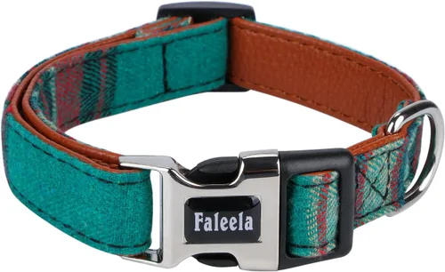 Miniatura 3 de Faleela Lindo Collar de Perro Navideño Suave para Niña con Lazo, Collar de Perro con Corbatín para Niño, Collar Ajustable Desmontable para Mascotas