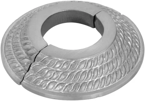 Miniatura 12 de Renovators Supply Manufacturing Placa de escudo de 3,13 pulgadas OD Escutcheon 1/2 en IPS Acabado de cobre antiguo Brida de radiador de aluminio