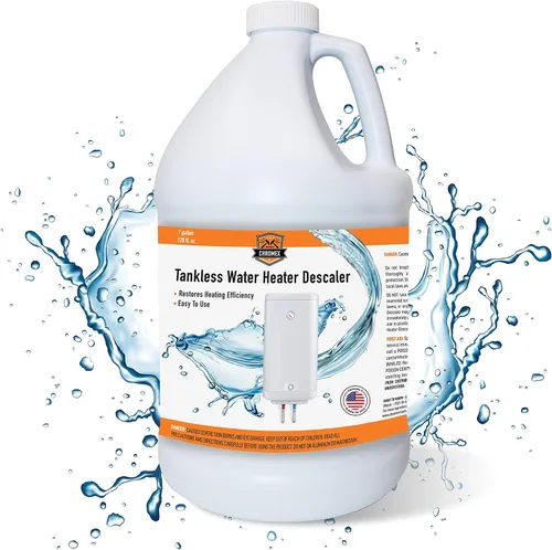 Miniatura 9 de Chromex - Solución para desincrustar calentadores de agua sin tanque Desincrustante altamente efectivo, 1 galón