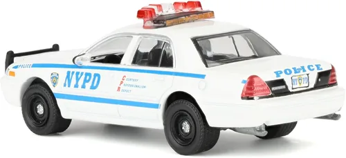 Miniatura 4 de 2011 Ford Crown Victoria Police Departamento de Policía de Nueva York (NYPD) con número de escuadrón de NYPD hoja de calcomanías Hobby Exclusivo