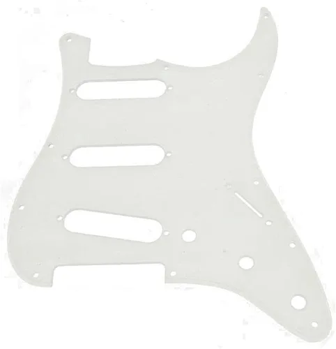 Miniatura 16 de KAISH - Golpeador de 11 agujeros estilo ST/Strat, SSS, para Stratocaster de EE. UU./México, perla de abulón