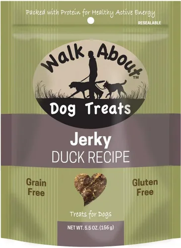 Miniatura 10 de Walk About Pet, WA10016, golosinas de carne seca para perros, sin granos, sin gluten, proteína de fuente única, receta de cocodrilo, bolsa