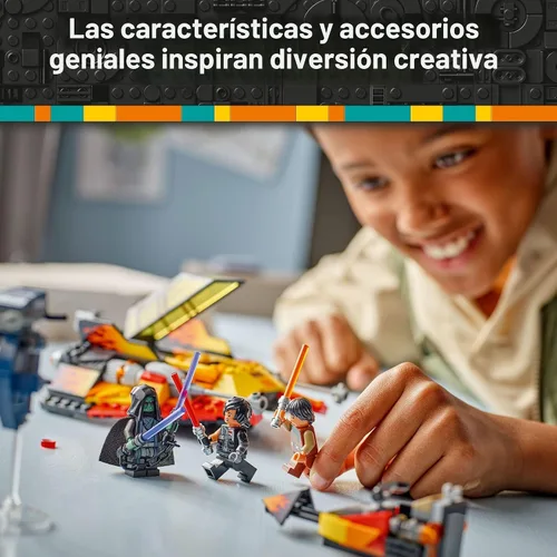 Miniatura 4 de LEGO Star Wars: Rebuild The Galaxy The Force Burner Snowspeeder Juguete de Construcción - Set de Juego de Simulación 2 en 1 con 3 Minifiguras