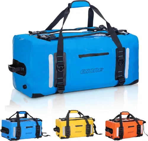 Miniatura 12 de ESONE Bolsas Secas Mochila Impermeable para Hombres/Mujeres Bolsas Secas para Kayak Mochila Impermeable para Viajes Mochila de Bolsa Seca Bolsa