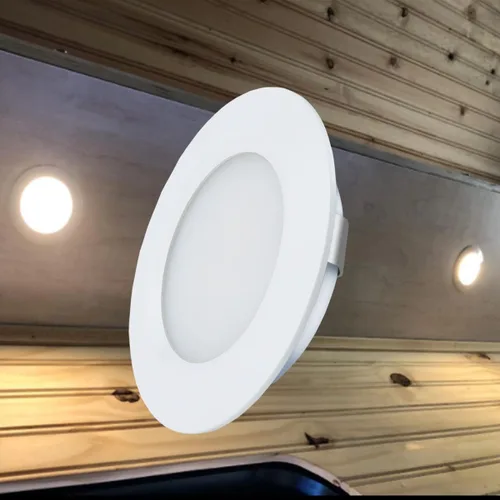 Miniatura 2 de Iluminación para debajo del gabinete para cámper, furgoneta, camión, 12 V, luz LED empotrada, luz blanca cálida, 3 W, 12 voltios, lámparas de techo
