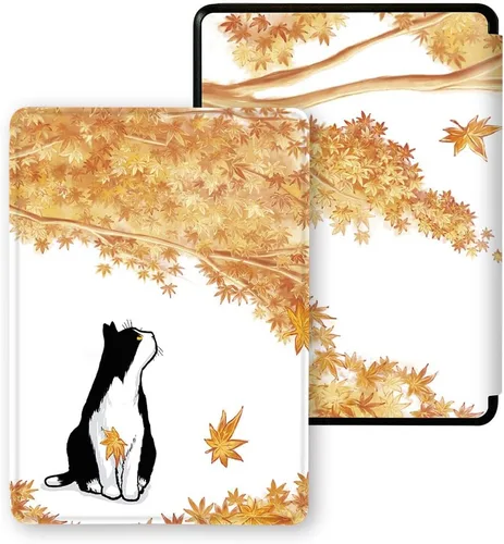 Miniatura 15 de Funda para Kindle Paperwhite5 de 6.8" 2021 con correa de mano - Funda de cuero para Kindle Paperwhite de 11ª generación (pintura abstracta)