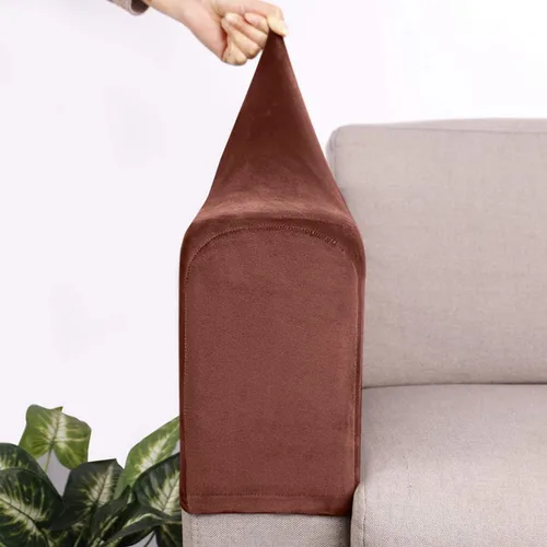Miniatura 3 de Garneck 2 fundas de tela elástica para reposabrazos antideslizantes, de elastano, para sillón reclinable, protector de muebles, fundas para sillón
