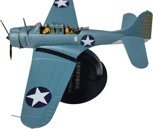 Miniatura 4 de 1/72 escala SBD Dauntless bucear bombardero aleación fundido a troquel plano para la colección