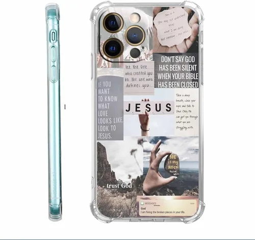 Miniatura 26 de Funda de colágeno de periódico retro para iPhone 13 Pro Max, patrón de papeles viejos estético, funda única de TPU de moda compatible con iPhone 13