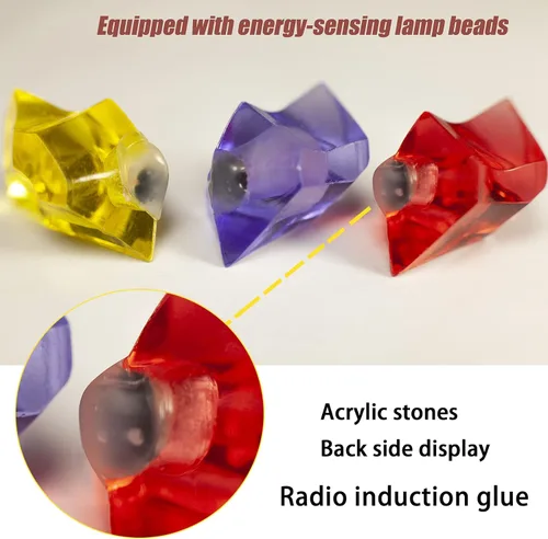 Miniatura 5 de Gema infinita de inducción inalámbrica los mejores Thanos con piedras de bricolaje piedra de guerra infinita imanes iluminados tiempo Marvel