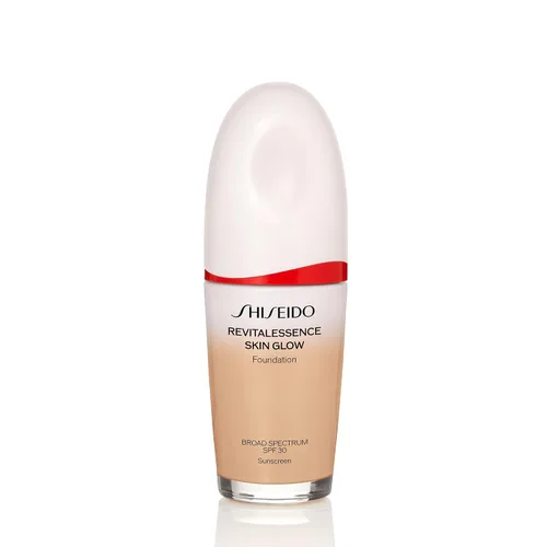 Shiseido RevitalEssence Skin Glow Foundation SPF 30 - Buildable, Medium Coverage - 24-HR Hydration & 12-HR Wear - Transfer, Crease & Fade Resistant