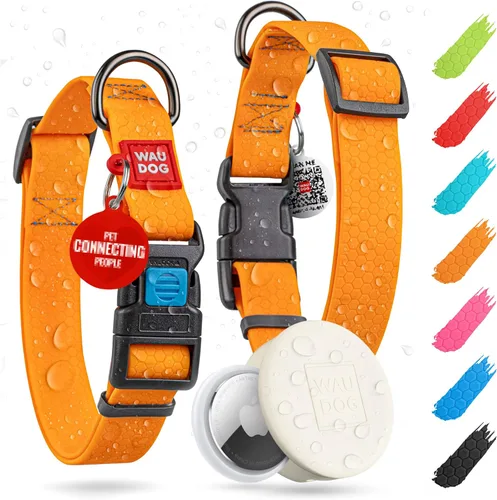 Miniatura 16 de WAUDOG Collar de Perro Impermeable - Collar de Perro Ajustable para Perros Grandes, Pequeños y Medianos - Collar de Perro Desmontable Impermeable