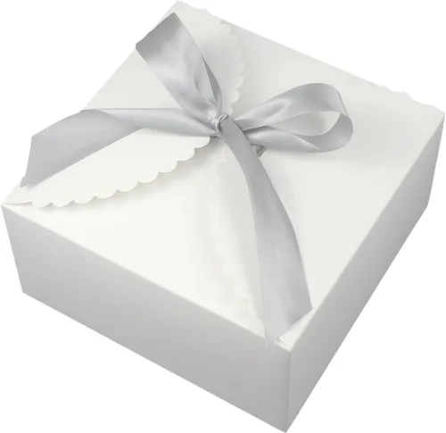 Miniatura 19 de WEWILUCK Cajas de regalo plateadas con purpurina, 10 cajas de regalo pequeñas con tapas a granel para bodas, fiestas, cumpleaños, día de San
