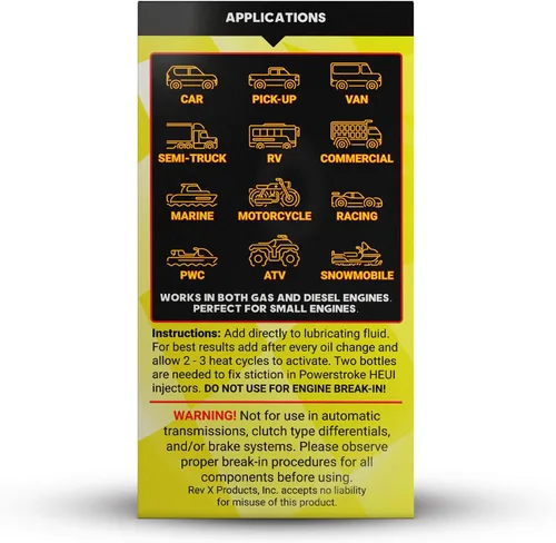 Miniatura 4 de REV X Aditivo de aceite de alto rendimiento - Botella de 4 fl. oz