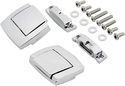 Miniatura 5 de TCT-MOTORPARTS Pestillos de equipaje Tour para Harley 1980-2013 touring Street Electra Road Glide Ultra Classic