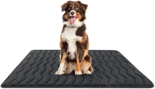 Miniatura 16 de Bubble bear - Tapete para jaula de perro ultra suave, lavable y antideslizante para perros pequeños, medianos y grandes, de color oscuro