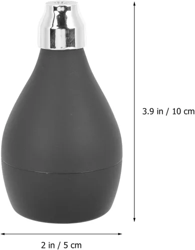 Miniatura 2 de FRCOLOR Contenedor portátil de polvo de viaje manual con soplo, dispensador de polvo de talco compacto recargable para el cuidado de la piel, uso al