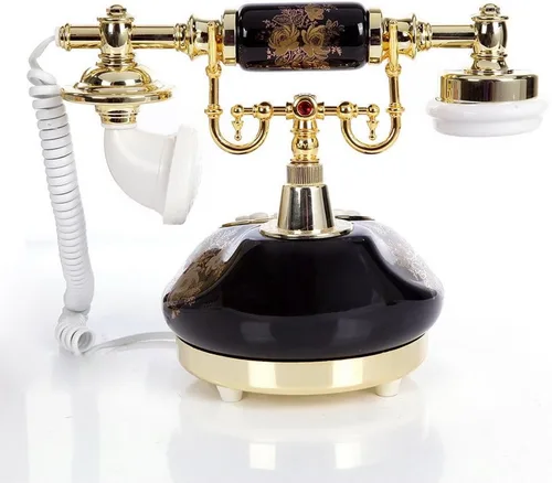 Miniatura 6 de Teléfono Fijo Antiguo con Cable de Estilo Vintage 1960, Sistema de Teléfono Vintage con Cable para Casa y Oficina, Conjunto de Teléfono Retro