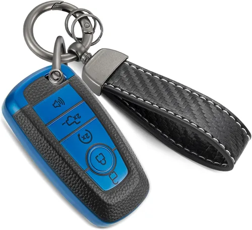 Miniatura 53 de Funda para llavero Buick con llavero de cuerda trenzada de metal, funda suave mejorada para Avenir Envision Encore Chevy Suburban Tahoe GMC Yukon
