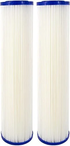 Miniatura 7 de CFS Paquete de 2 cartuchos de filtro de agua plisados de poliéster para sedimentos compatibles con modelos W50PE, WFPFC3002, SPC-25-1050, FM-50-975