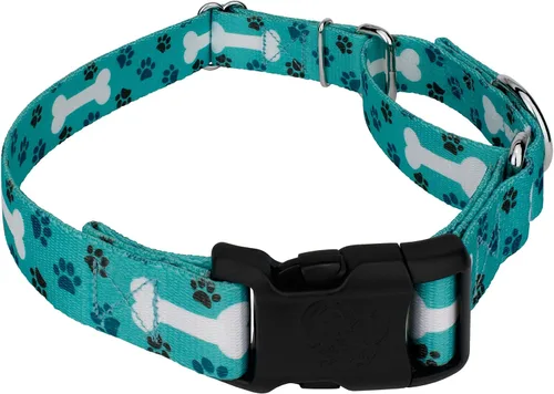 Miniatura 4 de Country Brook Petz - Oh My Dog Martingale con hebilla de lujo - Colección Dog's Life con diseños divertidos (5/8 pulgadas, extra pequeña)