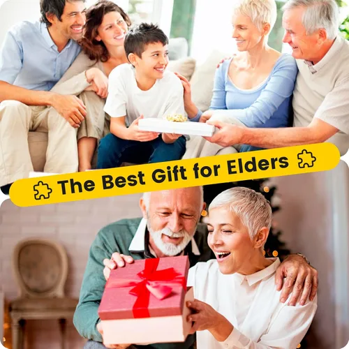 Miniatura 7 de Paquete de 6 rompecabezas de 16 piezas grandes para personas mayores, rompecabezas de demencia, productos y actividades de Alzheimer, rompecabezas