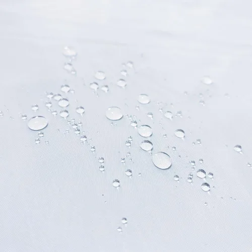 Miniatura 2 de Cortina de ducha dividida blanca para bancos de transferencia de baño, tela de poliéster, paño opaco, sin ganchos, 71 x 71 pulgadas