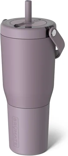 Miniatura 49 de BrüMate Resa - Vaso de viaje 100% a prueba de fugas de 25 onzas con asa y pajilla, popote SoftSip flexible, funda de silicona para mayor