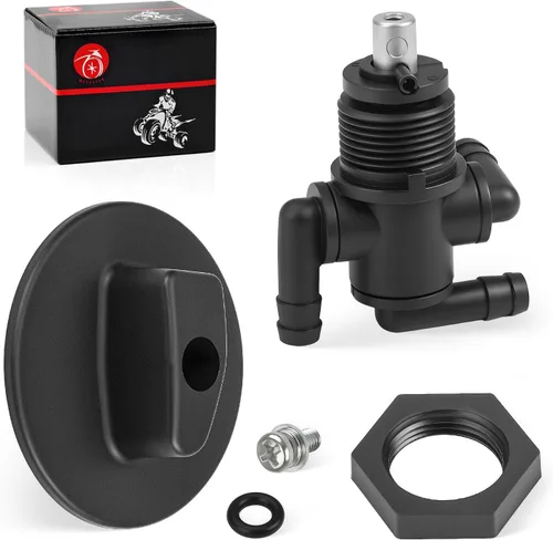 Miniatura 8 de Válvula de depósito de combustible Petcock 3 vías y tuerca de perilla para Polaris Sportsman 335 400 500 600 700 Twin Magnum Trail Boss 325 330 500
