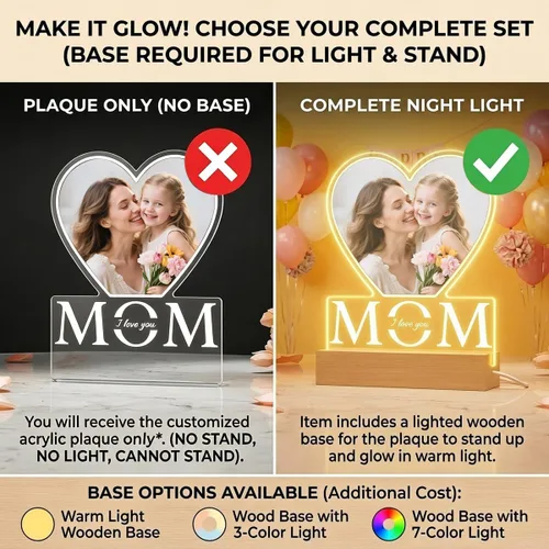 Miniatura 5 de Bemaystar Regalos personalizados para mamá para el día del padre, regalos personalizados para madres de hija, hijo, niños, regalo personalizado
