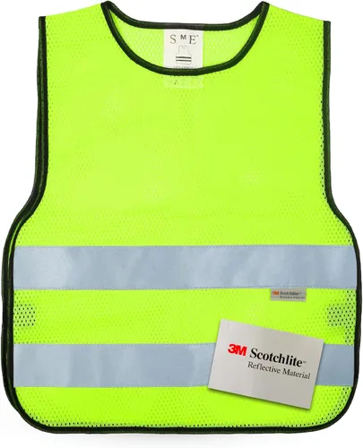 Miniatura 21 de Chaleco de seguridad SIFE para niños de 3 a 12 años, con tecnología compatible 3M, 6 colores - malla y punto Púrpura