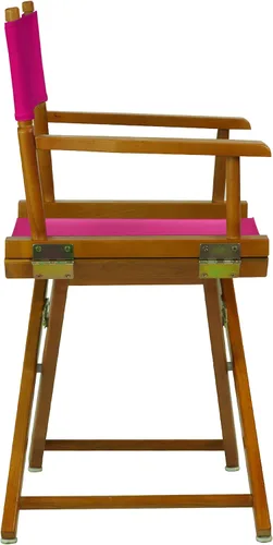 Miniatura 5 de Casual Home 200-55/021-30 - Silla de director de 18 in, marco roble miel, lona magenta, altura clásica