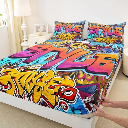 Miniatura 12 de Sábana bajera ajustable de la Torre Eiffel, juego de ropa de cama de construcción de la ciudad de París, juego de sábanas doradas y negras, sábana