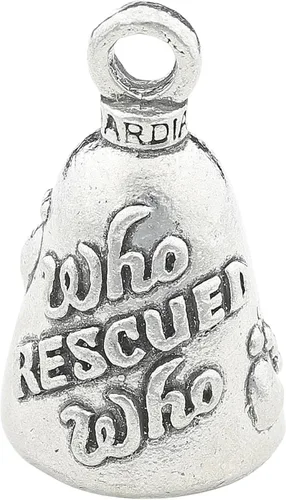 Miniatura 11 de Campana Guardian Bell para Perro de Buena Suerte con Llavero y Bolsa de Regalo de Terciopelo Negro Campana para Motocicleta Metal Libre de Plomo