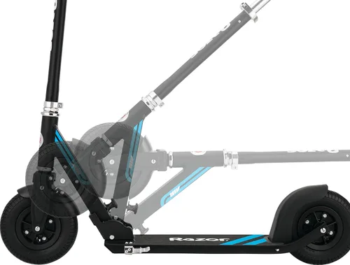 Miniatura 6 de Patinete Razor A5 Air Kick para niños de 8+ años - Plataforma extra larga, ruedas neumáticas de goma de 8", plegable, manillar antitraqueteo