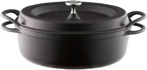 Miniatura 25 de Olla para Horno Holandés Vermicular Olla de Hierro Fundido Esmaltada No Tóxica 18 cm (1.8 Qt) Apto para Horno Compatible con Inducción