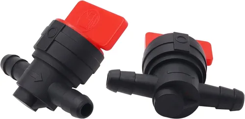 Miniatura 5 de Tnisesm 2 piezas de válvula de apagado de combustible con abrazadera para Briggs y Stratton 9494768 493960 698183 698181 697947 5019H 5019K