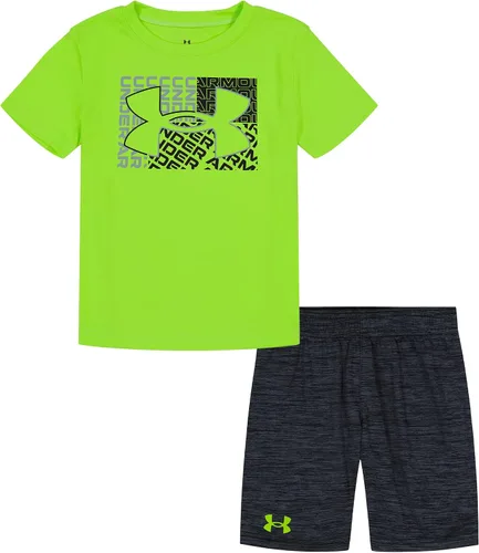 Miniatura 176 de Under Armour baby-girls Ua Terrazzo Leopard Heart SetShort Set